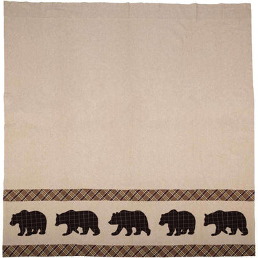 Wyatt Bear Shower Curtain 72